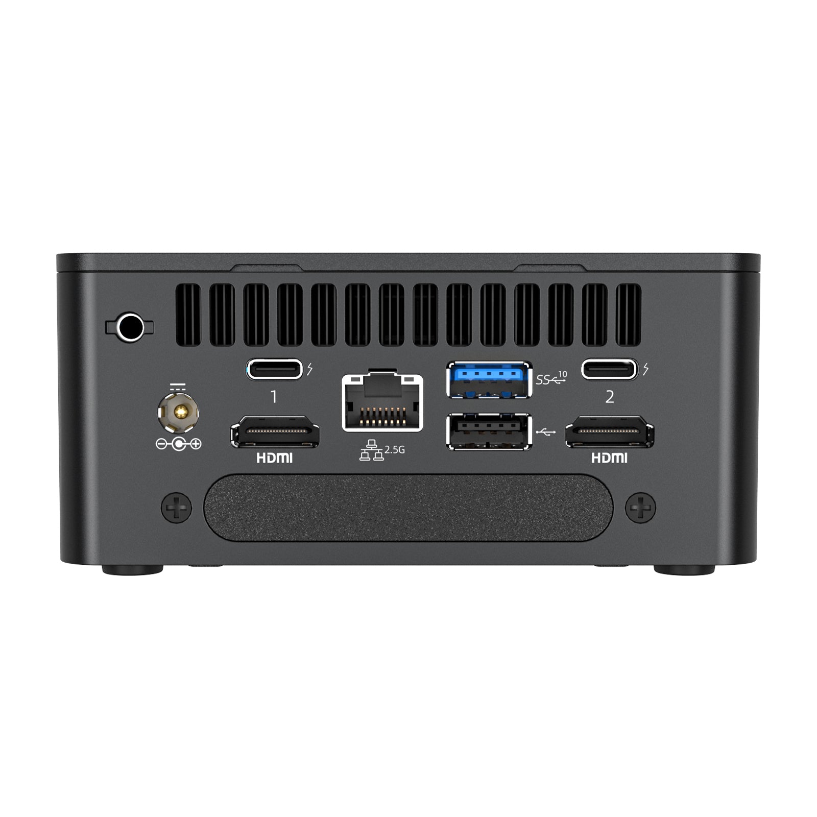 Intel NUC 12 Pro With multi-interfaces access rear.