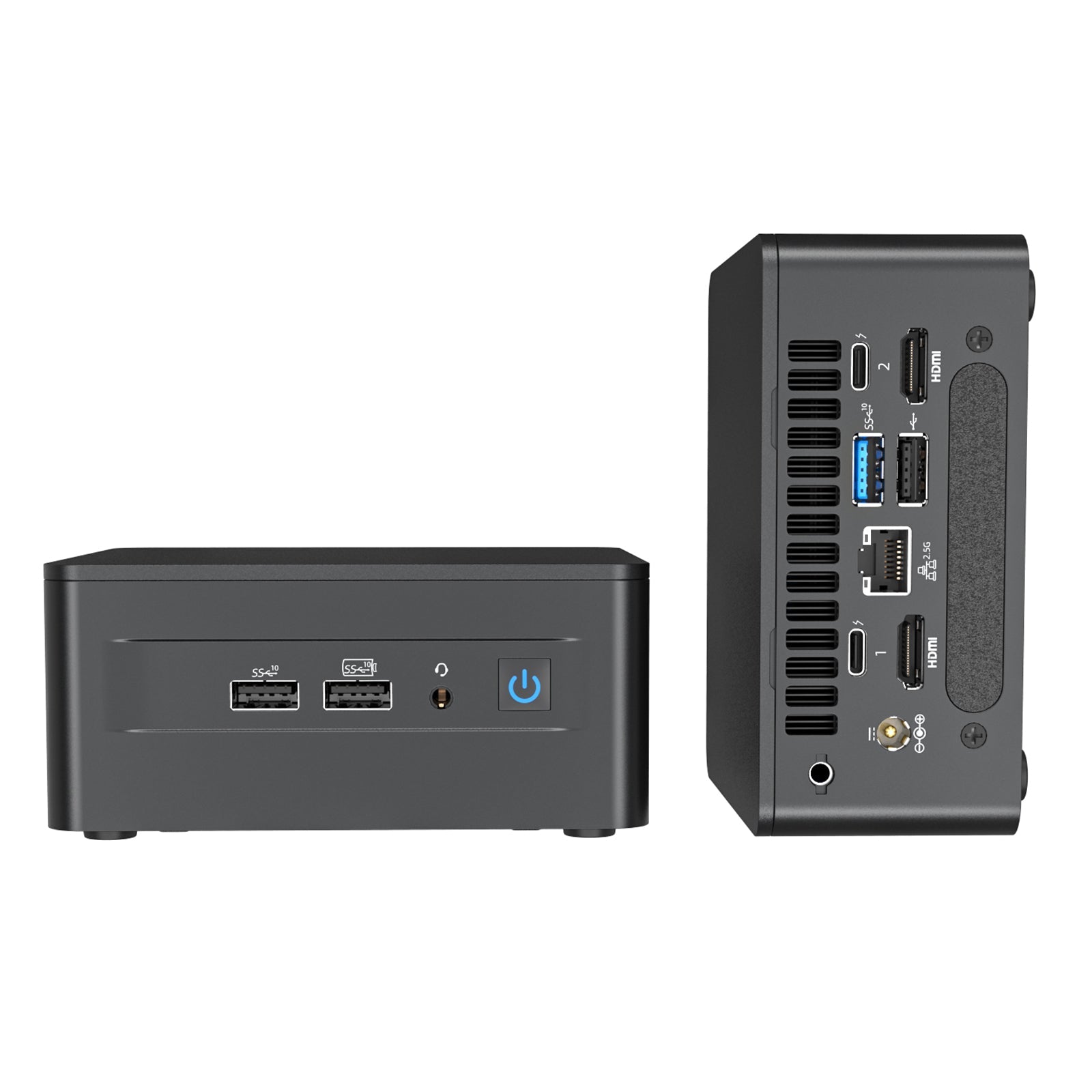Intel NUC 12 Pro with extensive external interfaces.