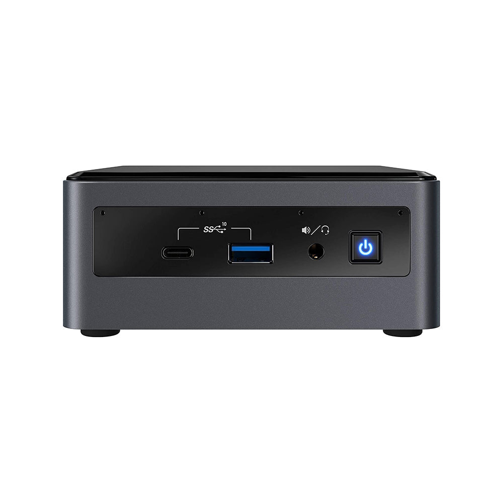 NUC 10 Performance kit with 1x front USB 3.1 Gen2 type C port and 1x front USB 3.2 Gen type A ports 